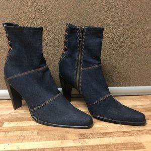 Boots, 3/4 length Jean Fabric Boot
